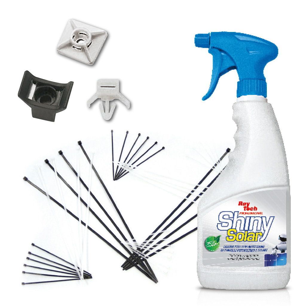 Cable ties and cleaner