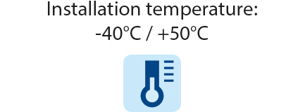 Superclik IPX8 - installation temperature